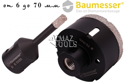 Алмазное вакуумное сверло Baumesser Keramik Pro M14