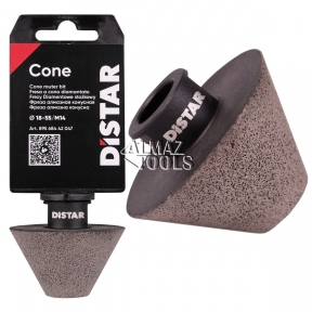 Фреза алмазная конусная Distar Cone 18-55/M14